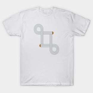 Geometric Flow Design T-Shirt